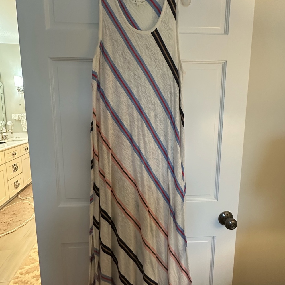 Striped Sleeveless Maxi Dress Lou & Grey for Loft